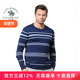 圣大保罗男装 毛衣PW19KS207M 针织衫 新品 秋冬休闲简约条纹圆领男士