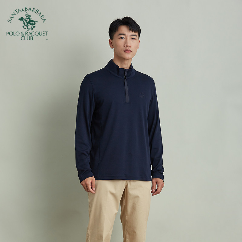 圣大保罗男士长袖POLO衫秋冬