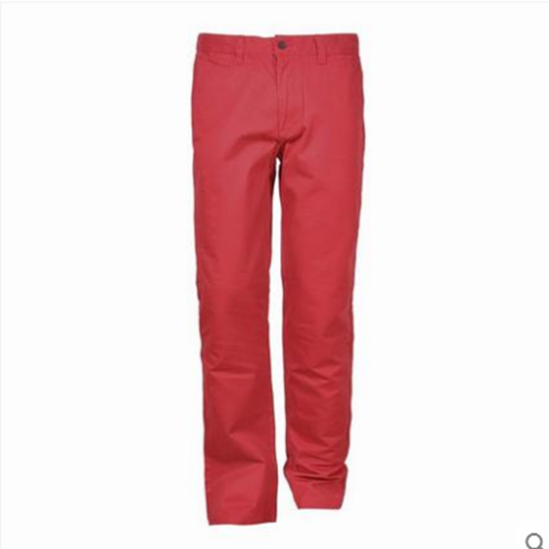 秋冬厚款棉质磨毛直筒商务休闲裤