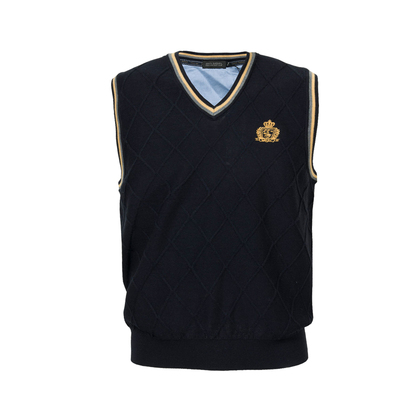 针织衫大码V领商务休闲毛背心