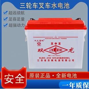 双龙水电池铅酸电三轮车四轮车工程车叉车12v水电瓶228型60斤70斤