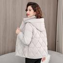 轻薄修身 洋气妈妈羽绒棉服女短款 棉衣显瘦小个子棉袄外套 新款 冬季
