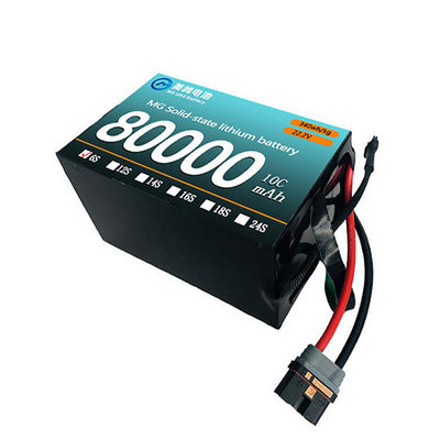 美鸽无人机固态电池6s 22.2V 80000mAh 10C 大载重无人机电池