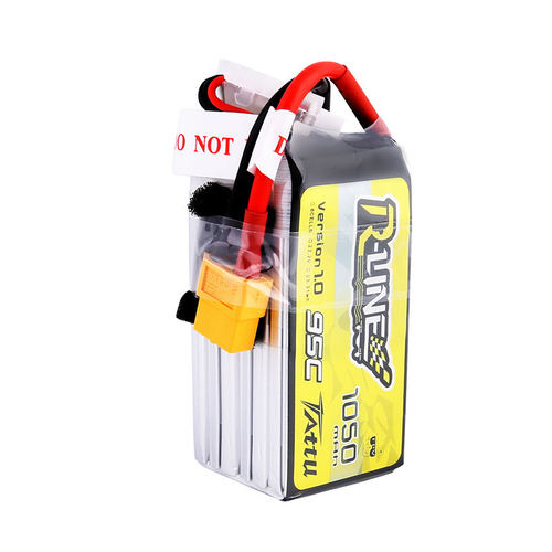 格氏TATTU R-LINE 6S 1050 1300 1800mAh 95C 穿越机 FPV锂电池