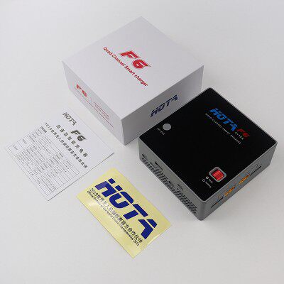 HOTA F6 四通道航模锂电池平衡充电器 DC 1000W 15A 支持合并充电