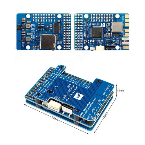 MATEK F405-WING-V2 飞控 3~6S 大气压计 OSD 黑盒子 3~6S 航模