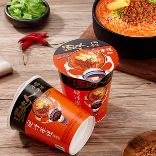新货统一汤达人肥汁米线酸辣米线方便速食杯冲泡粉丝宿舍夜宵即食