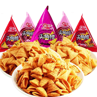 三惠虎牙脆尖角妙脆角散装零食小吃食品三角脆牛角经典香脆虎角脆