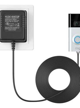 视频门铃供电电源18V500mA充电器美规9W适配器适用Ring电子门铃