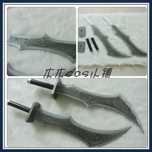 [木木cos小铺] 英雄联盟 lol 不详之刃卡特琳娜 双刀 cos道具定做