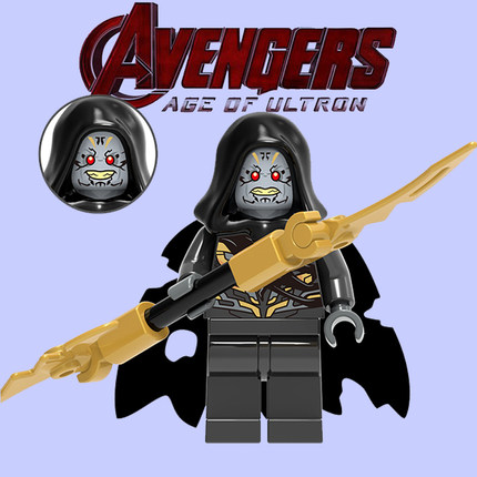 复仇者联盟4欣宏817亡刃将军第三方拼装积木人仔玩具sh511 76103