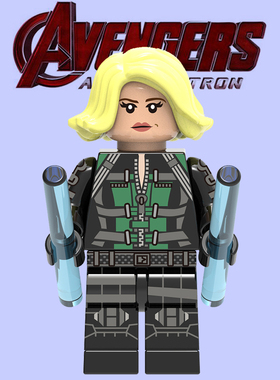 超级英雄复仇者联盟3人仔sh494 黑寡妇 76101积木欣宏931拼装玩具