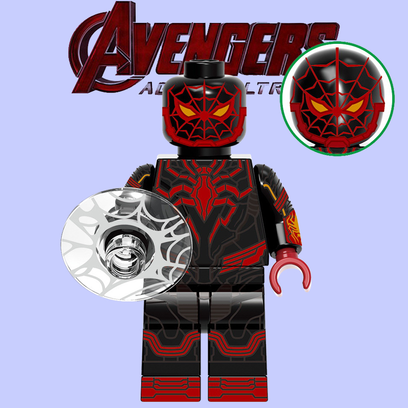 G0152蜘蛛侠STRIKE战衣英雄无归第三方儿童拼装人仔积木玩具礼物