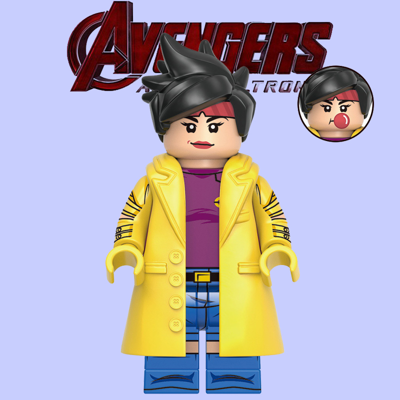 漫威超级英雄X战警GH0525李千欢第三方MOC拼装儿童积木人仔玩具