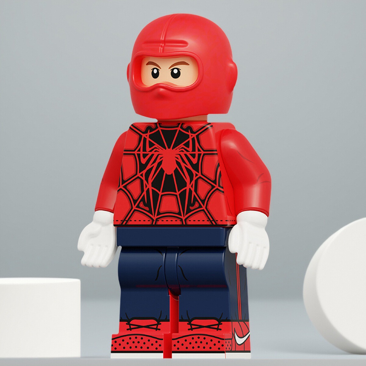 复仇者联盟XP527擂台初代蜘蛛侠人偶第三方男生拼装人仔积木玩具