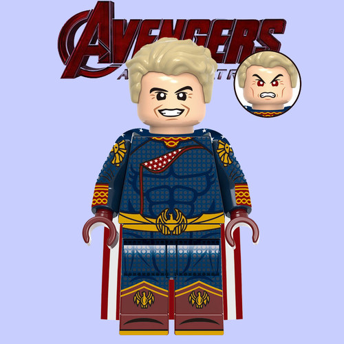 美剧第三方黑袍纠察队男孩女孩拼装益智人仔积木玩具1903祖国人