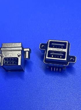 Amphenol 现货 MUSBR-3193-M0 工业防水USB3.0连接器 卧式DIP