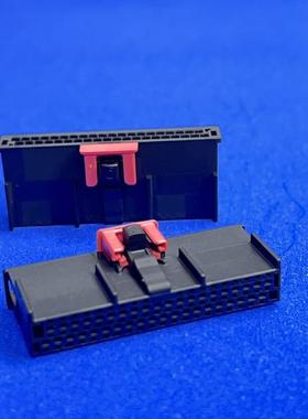 FCI 10159549-130KALF 新能源汽车连接器 30P全黑胶芯 红色卡扣