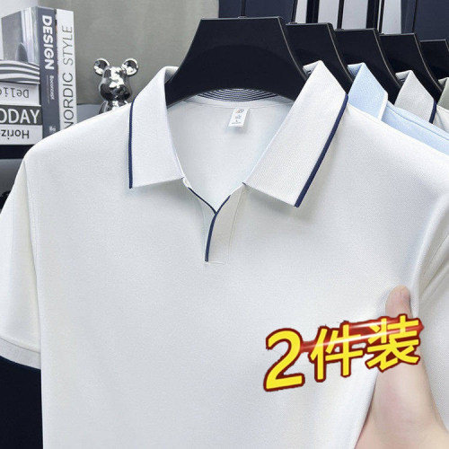 新款男士凉感透气短袖POLO衫