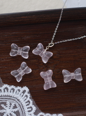 原创天然粉晶925纯银项链