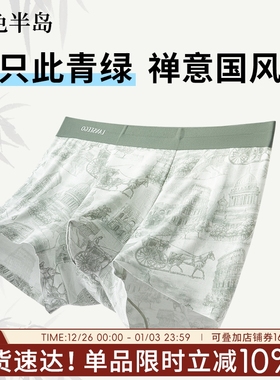 男士四角内裤夏季薄款2025新款平角裤男生透气大码短裤宽松莫代尔