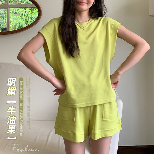 蓝色半岛2026新款夏季女生家居服