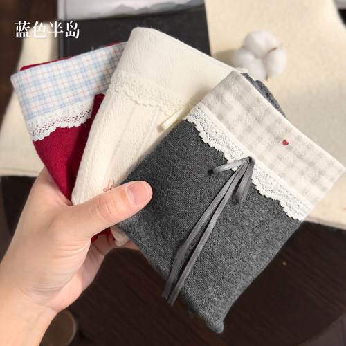 【绵柔蕾丝】A类婴儿棉少女内裤