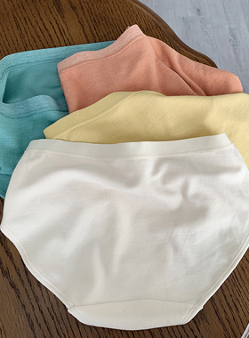 Blue Sock德绒拜耳发热纤维磨毛女士内裤秋冬软糯舒适中腰三角裤