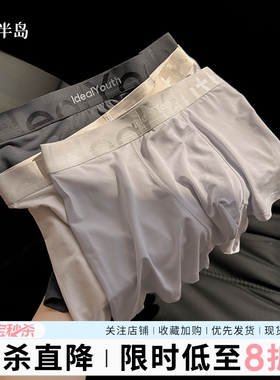 男士内裤莫代尔男生四角裤男款2025新款大码抗菌透气平角裤短裤头