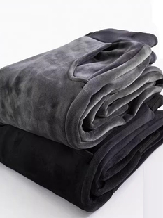 金丝绒运动裤女冬季2025新款加绒加厚宽松大码束脚加长休闲卫裤子