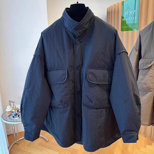 羽绒棉服女2025年新款秋冬季轻薄小个子工装卫衣棉袄风衣外套上衣