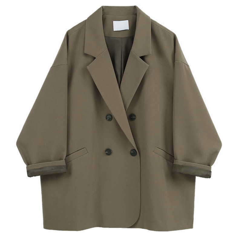 西装外套女春秋2025新款高级感韩版小个子小众设计感休闲西服上衣