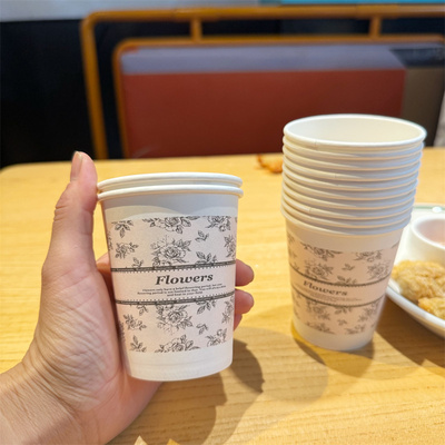 新款50一次性杯子DIY加厚
