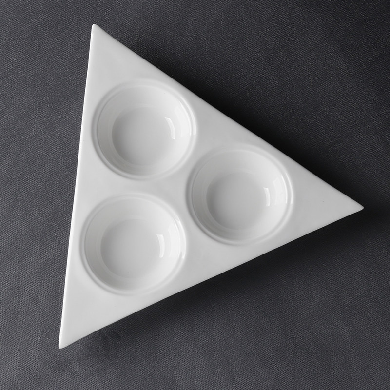 酒店餐厅私房菜特色开胃菜蝶陶瓷意境摆盘分子料理拼盘甜品盘冷菜