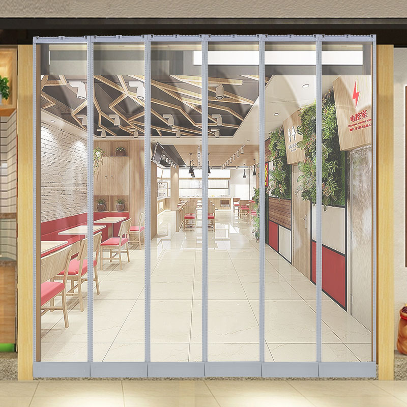 饭店门帘商用挂帘塑料挡风软帘