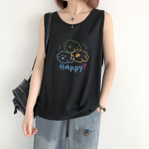 100%纯棉吊带背心女夏上衣