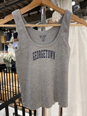 Brandy Girl新款复古Georgetown字母印花内搭纯棉吊带背心女bm