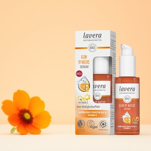 德国lavera拉薇有机VC焕白面部精华乳液亮白紧致焕活肌肤提亮glow