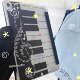 韩系ins风简约高级感创意五线谱音乐符号法式 11代10.2寸平板电脑保护套带支架雾面软壳防摔 琴键ipad11air7