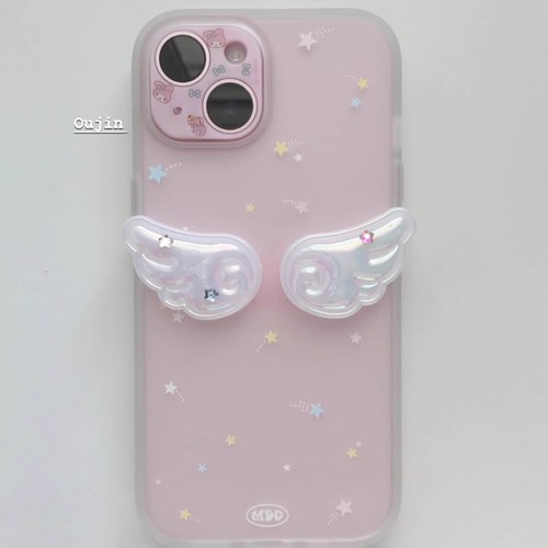 雾面梦幻星星博主同款苹果手机壳