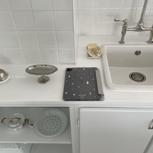 浪漫温柔简约白色星星ipad保护套