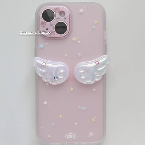 雾面梦幻星星博主同款苹果手机壳