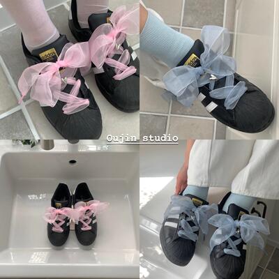 韩系小众设计甜美仙女鞋带