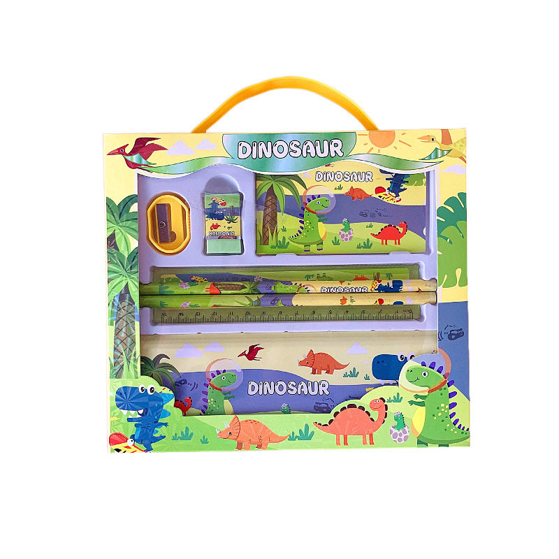 恐龙文具卡通手提文具套装儿童生日礼物回礼学习用品圣诞六一奖品,文具电教/文化用品/商务用品,文具套装/礼盒,淘宝优惠券,粉丝福利购,淘宝优惠卷