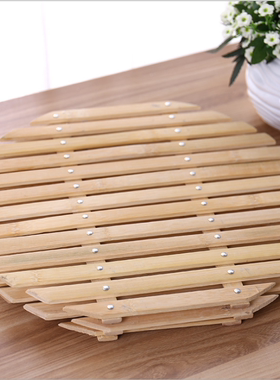 竹制蒸笼蒸锅架蒸架竹制品竹编蒸笼垫子蒸屉竹篦子蒸片笼屉家用