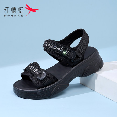厚底增高5cm运动凉鞋