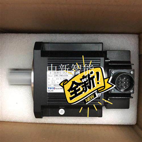 东元1KW伺服电机1只,JSMA-PMB10ABA,未用