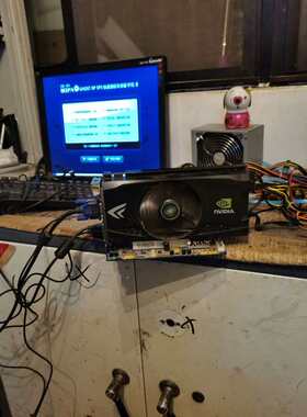 拆机GTX460DDR5256位宽如图双6P供电懂行
