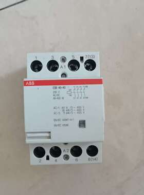 （议价）ABB进口导轨式交流接触器ESB40-40220v二