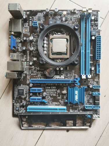 拆机华硕P8B75+i52310板U功能全好一起便宜处